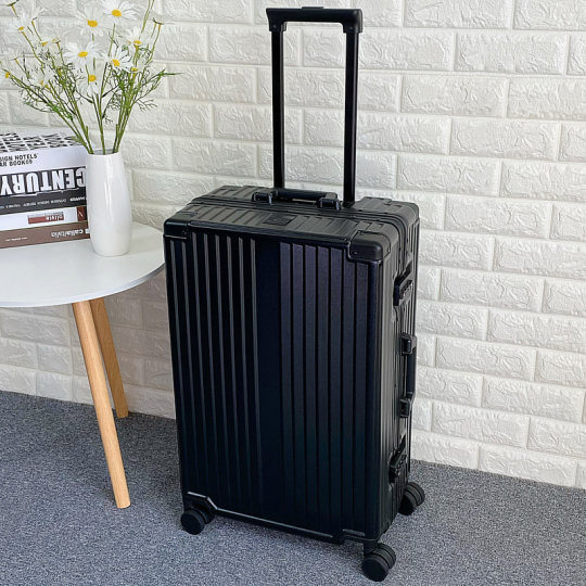 Jindengshi high-end aluminum frame suitcase password trolley case 24 inches 20 boarding suitcase high-value suitcase for men and women