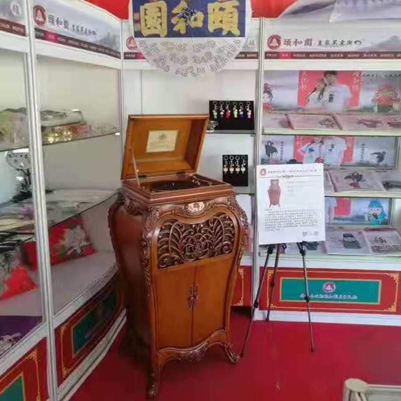 Canna phonograph F9 retro living room European old vinyl record player solid wood home bluetooth audio