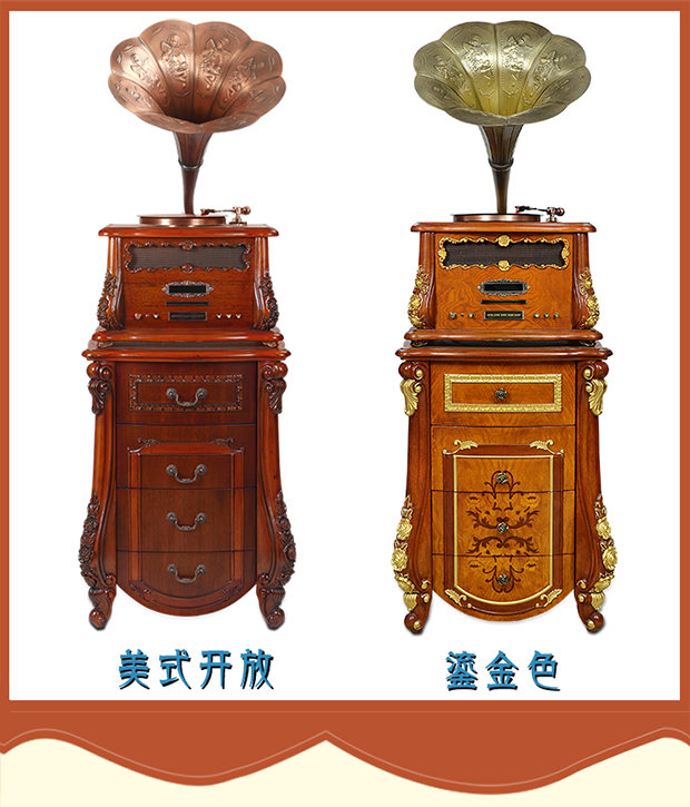 máy nghe nhạc đĩa than mini [Nhà tháng 7] Canna phonograph M10 phòng khách retro nhà ghi âm châu Âu máy nghe nhạc cổ điển cao cấp 	đầu đĩa than liền amply