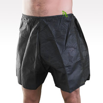 Disposable underwear mens non-woven shorts beauty salon bath foot bath sauna pants sweat steam suit black independent packaging