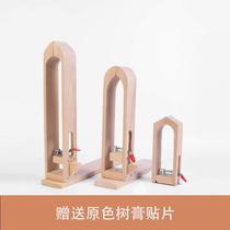 Leather hand stitching fixing wooden clip A grade beech leather art stitching leather bag wooden frame DIY leather tools