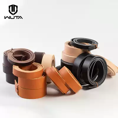 Belt strip headless tree plaster leather with leather for men and women handmade leather diy buckle-free leather Italian imported leather
