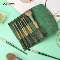 Multifunctional roller shutter storage bag handmade DIY material bag cosmetic brush leather pen bag card large capacity storage bag
