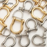 Латунный съемный брелок ручной работы из нержавеющей стали