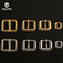 Zinc alloy Japanese pin buckle DIY handmade leather goods luggage hardware shoulder strap leather strap connection buckle pants buckle accessories