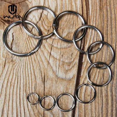 No other 304 stainless steel keychain ring, key ring, iron ring, metal diy handmade leather goods, keychain pendant accessories