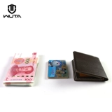 Большой -Короткая кошелька версия бумажной сетки портативные короткие рисунки дизайна ручной работы из кожи кожаный образец WT813