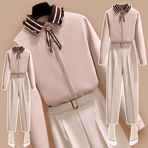 Весенний комплект для отдыха, штаны, 2021 года, подходит для подростков, в западном стиле