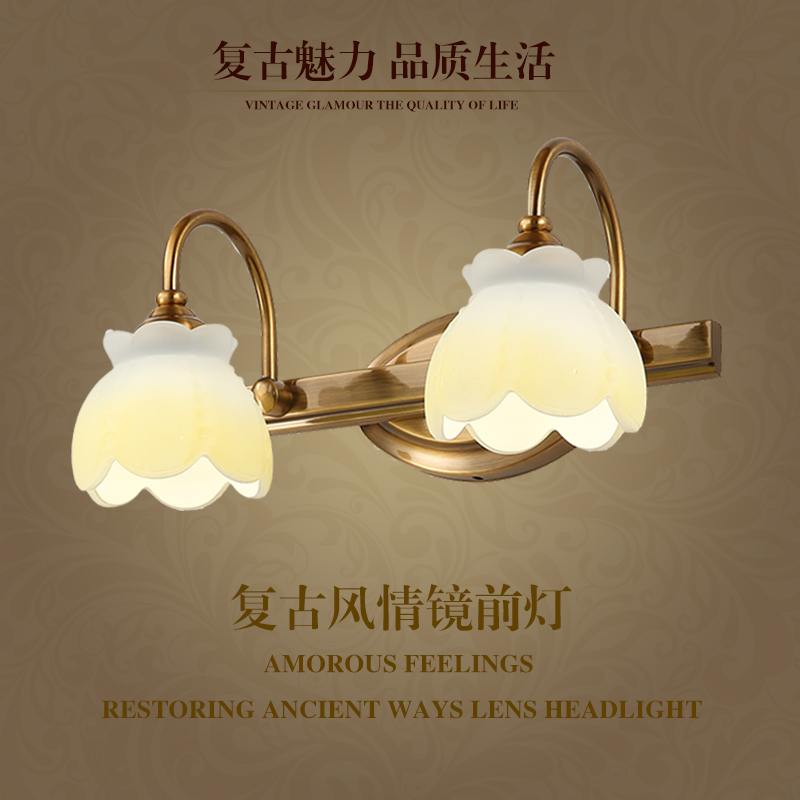 GoEmperor Eurostyle Mirror Front Light Led American Bathroom Makeup room Jane Yoda Garden Cosmetic Bench Mirror lamp with D57