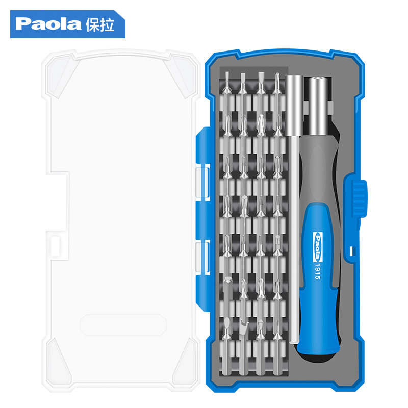 Paula screwdriver set of 30 pieces of precision cross in line Apple Xiaomi Huawei mobile phone notebook unassembled 1915