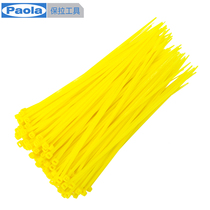 Paula yellow nylon cable tie 3 6 × 250mm(100 roots) tie tie tie 5866