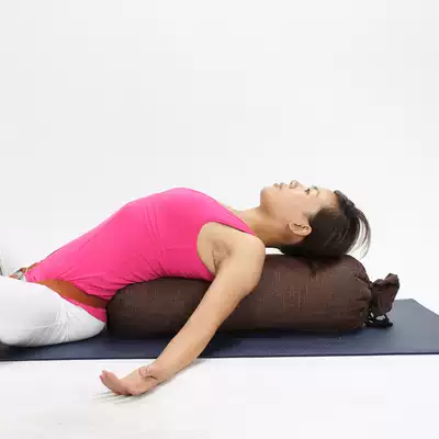 Iyengar auxiliary round maternity yoga pillow, auxiliary pillow cushion, buckwheat, easy to remove and wash