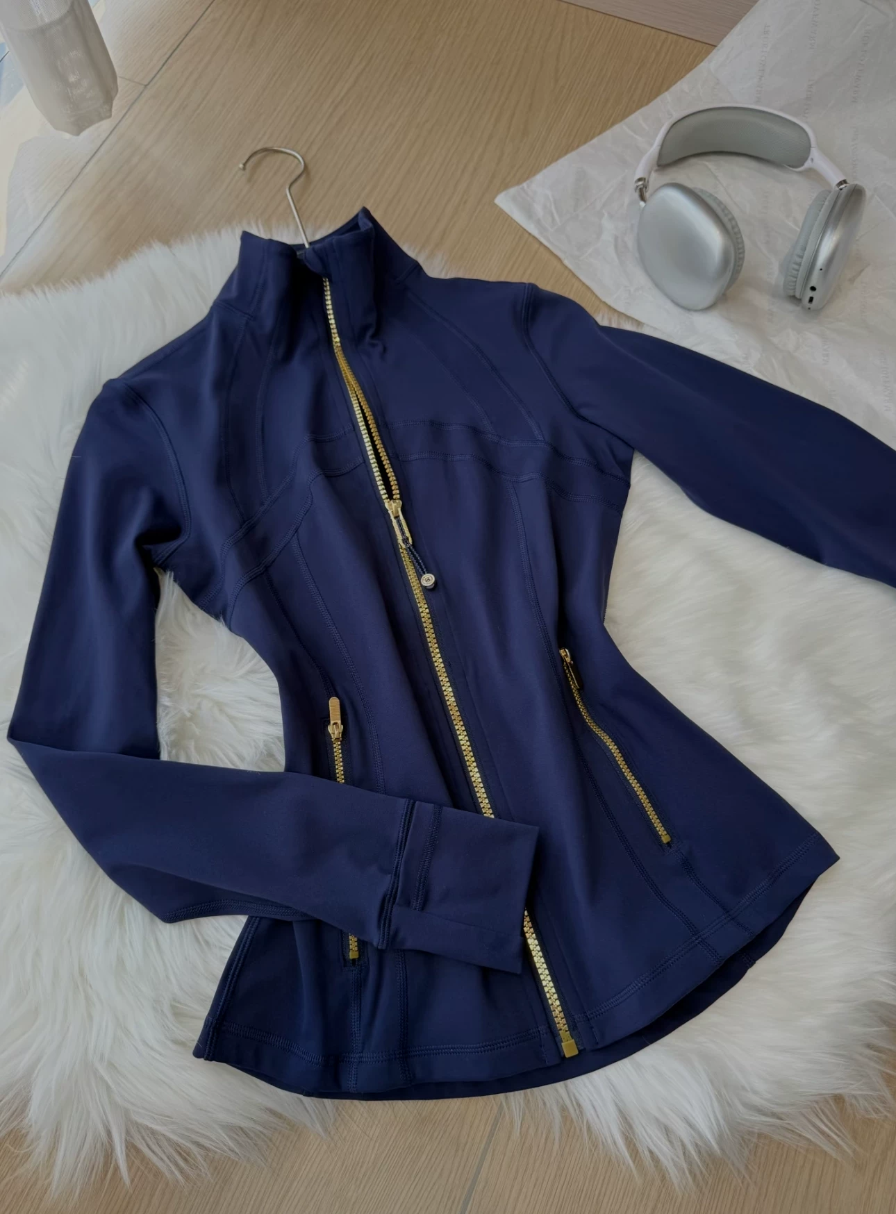 Jacket (Jessie Canada) Lululemon Define Nulu, fitted full-zip long sleeve, multiple colors/sizes