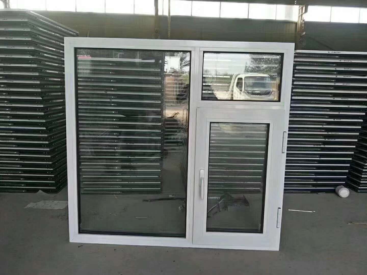 60 Broken Bridge Aluminum Fire Windows Refractory Windows Flat Open Aluminum Alloy Fire Windows Fixed Refractory Windows