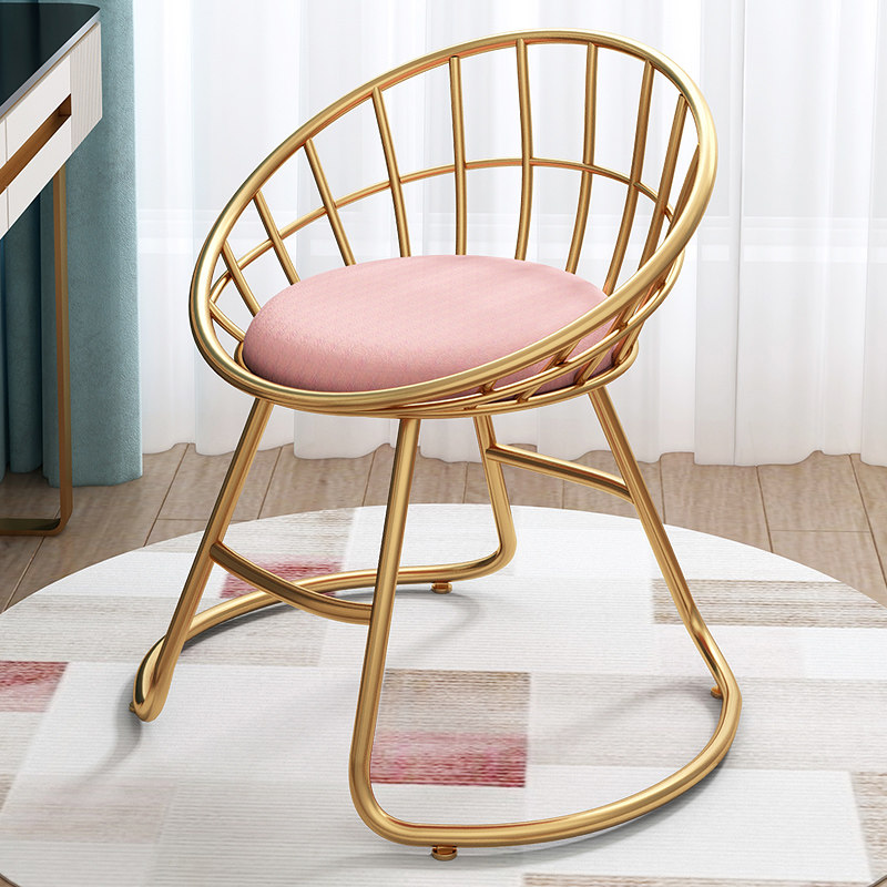 Light and luxurious makeup chair Makeup Table Beauty chairs Wind Makeup Chair Bedrooms Net Red Makeup Bench bench Stool Makeup Bench