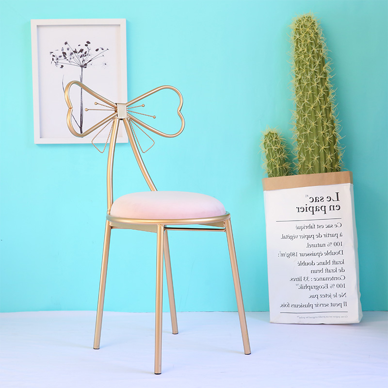 Modern Simple Household Backdining Restaurant Nordic Fashion Simple Coffee Chair Desk and Chair Creative Leisure Stool