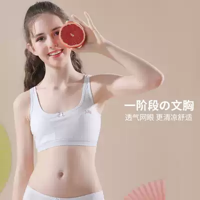 Girls' Vest development period Primary school 9-12 years old 13 big boy girl bra children's bra children's underwear stage