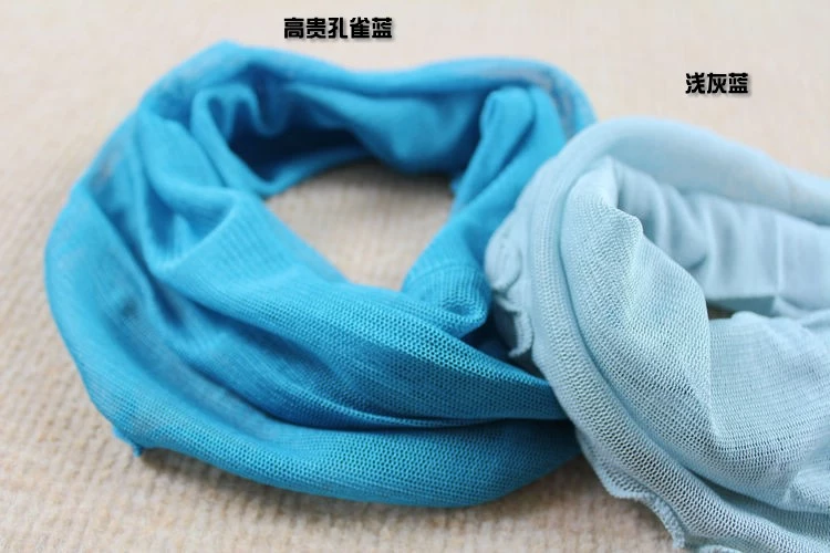 Siêu đặc biệt cung cấp 100% lụa đan lụa lưới mắt khăn quàng cổ nữ lụa khăn tóc dải cổ áo chống nắng ấm