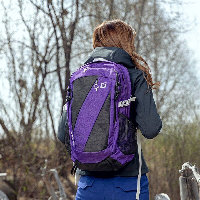 Pathfinder backpack outdoor men's and women's-through YKK zipper 30 liters casual camping mountaineering bag TEBH90852