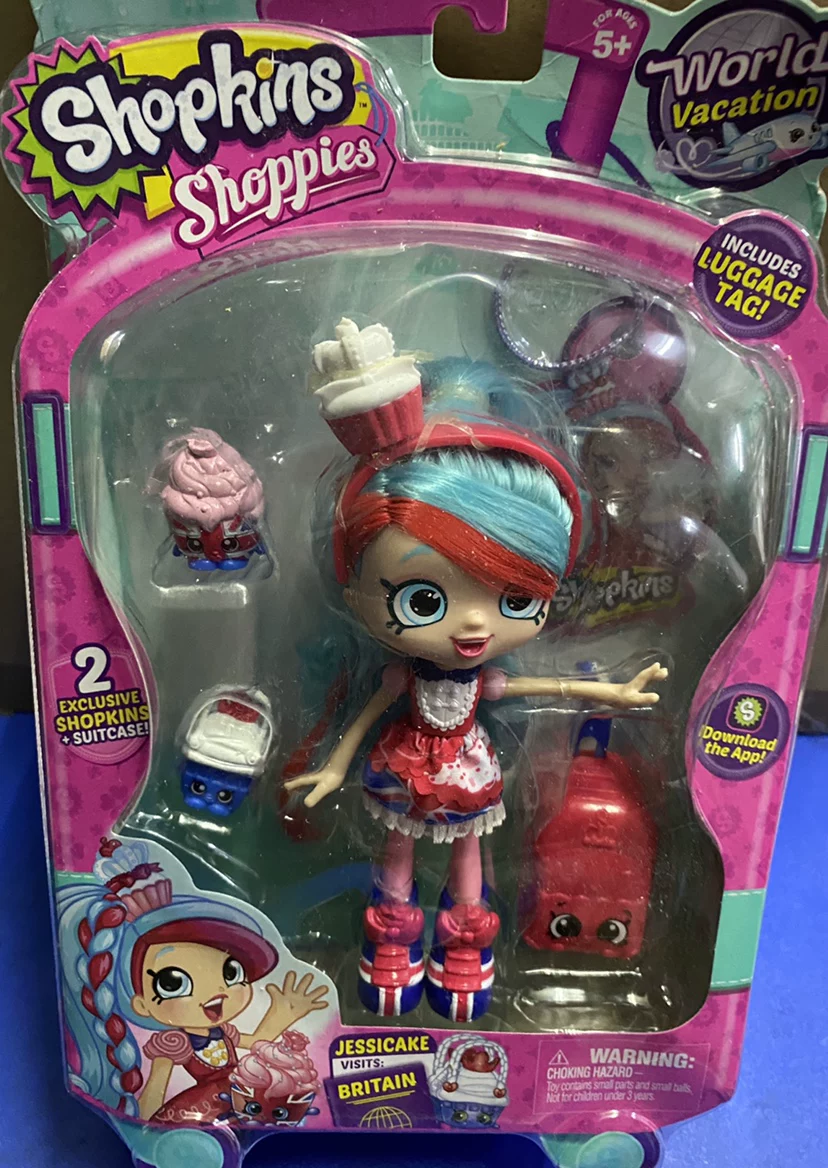 Кукла Shoppies (Shopkins) Shoppies, большая глазастая модная кукла с аксессуарами и игровым набором, 16 см