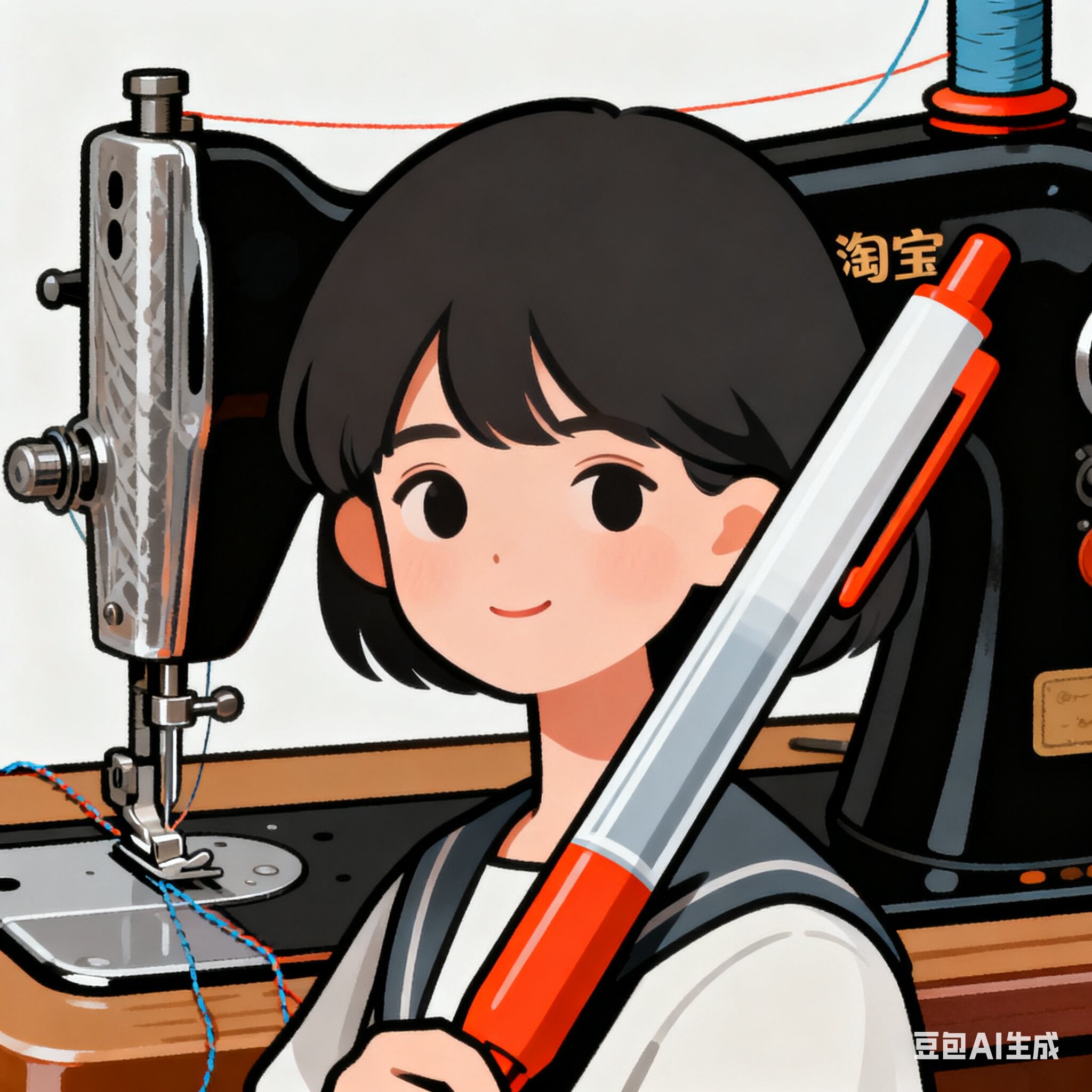 缝纫消失笔