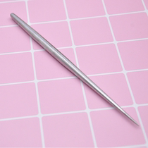 Clay tool stick needle flat needle soft pottery clay powder clay open eye main knife plastic type black metal sculpture tool