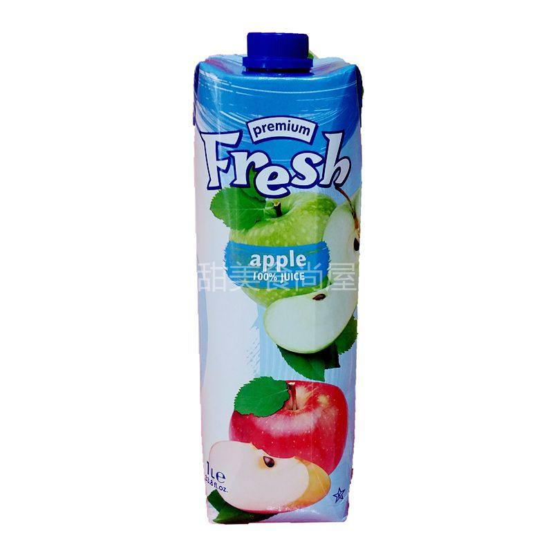 2 bottles of European original Bulgaria imported fresh fen apple juice drink 1000ml
