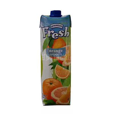 2 bottles from European original Bulgarian imported fresh Fenin orange juice beverage 1000ml