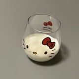 Hello Kitty, стеклянный высококачественный прозрачный вместительный и большой милый стакан