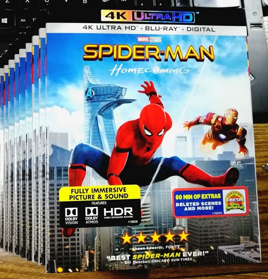 Spot genuine Spider-Man new Spiderman hero returns 4K UHD disc Chinese character US ultra high clear blue light
