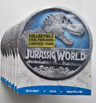 Spot genuine Blu-ray Jurassic World Jurassic World Park 4 limited iron boxes 2D Region Meus