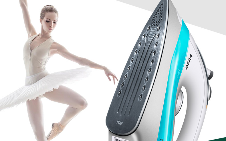 bàn ủi công nghiệp Haier điện sắt hơi nước sinh viên ký túc xá nhỏ sắt nhỏ cầm tay cầm tay mini ủi quần áo máy là tóc mini