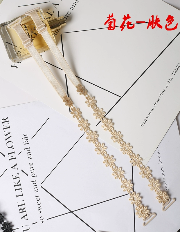 Trong suốt liền mạch từ chống trơn áo ngực phụ kiện với đồ lót vô hình gợi cảm dây đeo vai quây đẹp trở lại hoa cúc dây đeo đồ lót gợi cảm