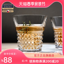Czech BOHEMIA imports crystal glass whisky wine glasses Home Ocean Wine Cup Eurostyle upscale beer glasses