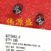 0273002 H LFMX 2A 125V TR3 original machine tool precision disposable fuse