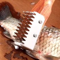 Stainless steel fish scale scraper fish killing tool fish scale removal tool scaling brush household kitchen supplies