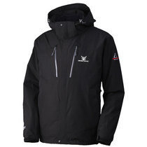 winter thick fleece waterproof thermal jacket mens outdoor jacket mens three-in-one detachable two-piece suit mountaineering jacket