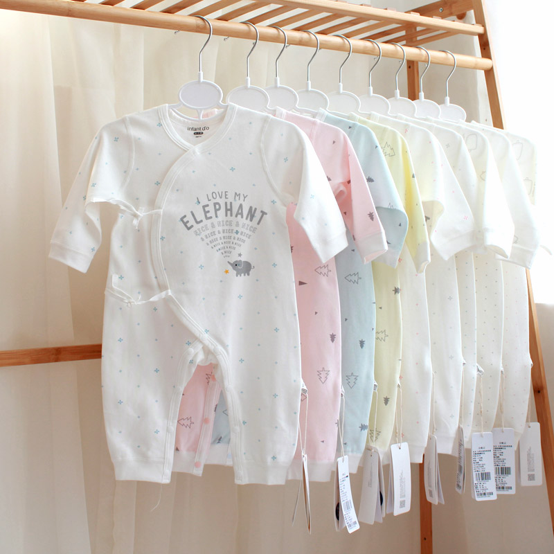 Special Price Clearance Baby's All Spring Summer Newborns Baby Underwear Beating Bottom Pure Cotton Baby Conjoined Khaclothes-Taobao