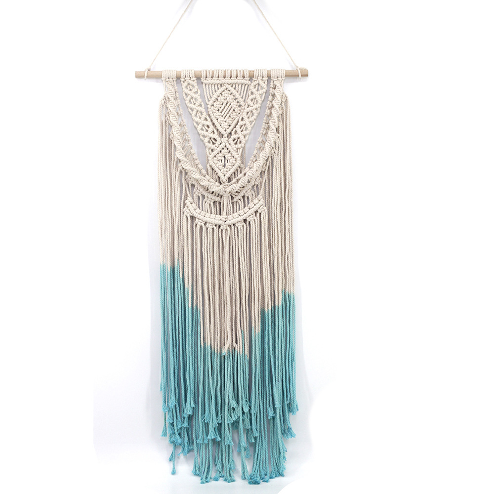 thảm dệt tay ins Bắc Âu Bed Bohemian nhuộm bông và bữa sáng vải tấm thảm treo phần mềm nghệ thuật trang trí cài đặt - Tapestry thảm treo tường phòng khách
