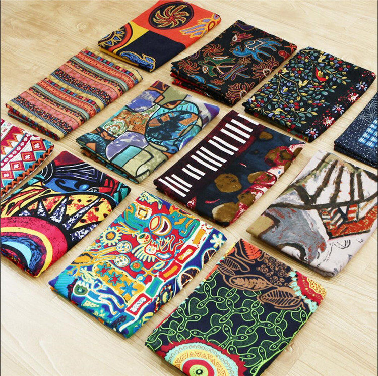 Flowers Mediterranean Bar Café Café Deep Colour Southeast Asia Ethnic Wind Table Bubcloth Cotton Linen Tea Table Bougeb