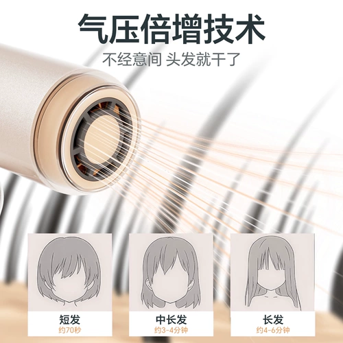 Высокоскоростной портативный складной фен для путешествий, высокая мощность