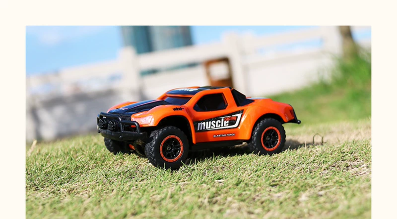 Mini điều khiển từ xa xe tốc độ cao thẻ ngắn bốn bánh đua xe nhỏ leo núi off-road sạc đồ chơi trẻ em xe trẻ em