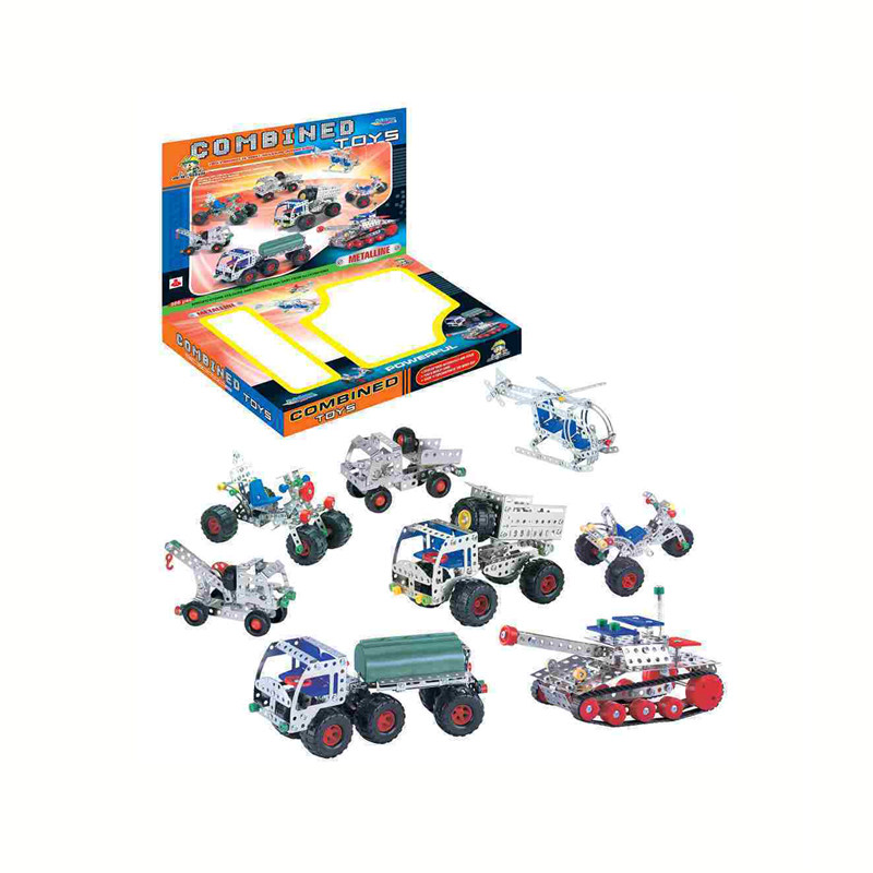 Metal assembly 386 pieces screw nut assembly assembled building blocks children's educational toys for boys