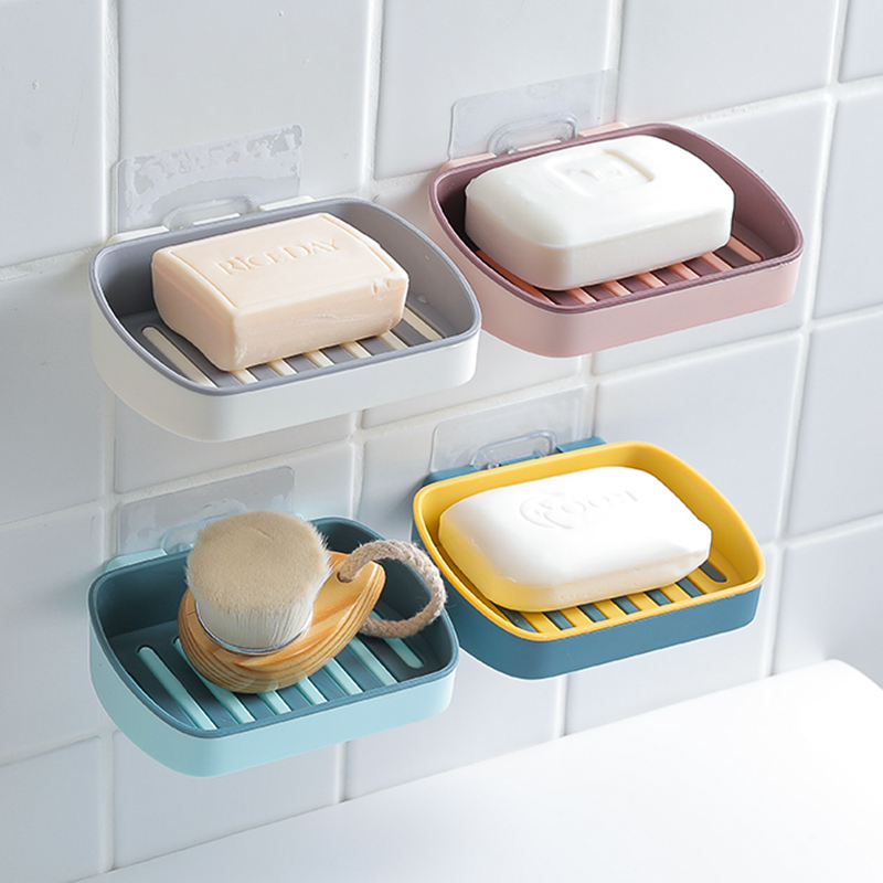 Fatty box shelf drainage makeup room creative hole free incense storage layer shelf home suction cup wall mounted incense box