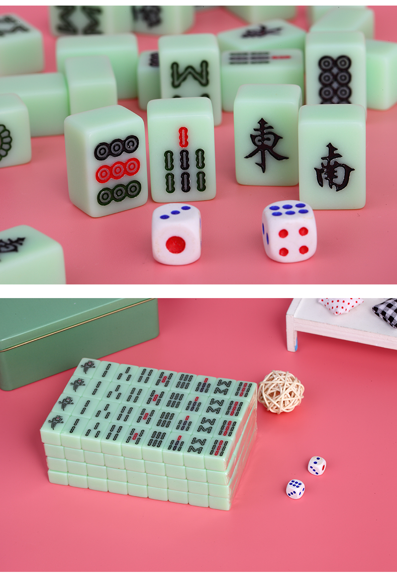 Mini Mahjong Du lịch Phim hoạt hình Mahjong nhỏ Trumpet di động dễ thương 20 mm - Các lớp học Mạt chược / Cờ vua / giáo dục bo co vua