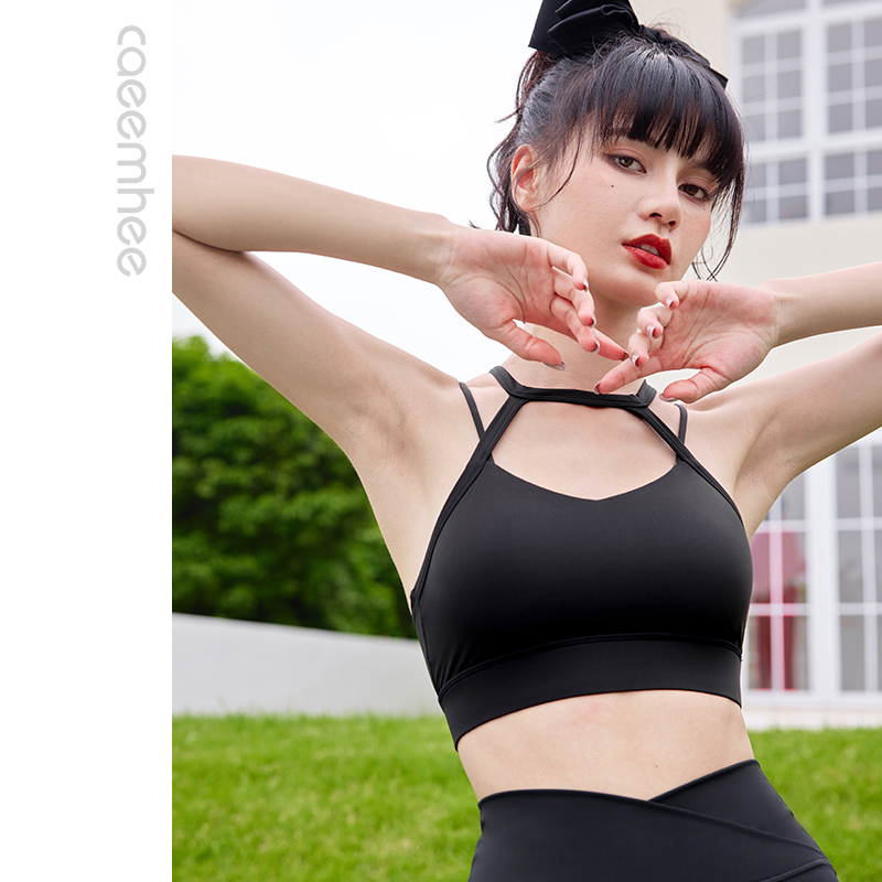 Kayi Yoga suit woman with bra mat Spring and summer professional sports backsex hanger underwear running coat woman
