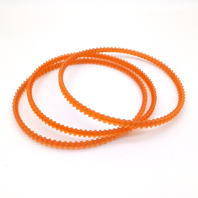 Old-fashioned sewing machine accessories Household edge locking machine Small motor motor belt drive double toothed belt Plastic machine belt