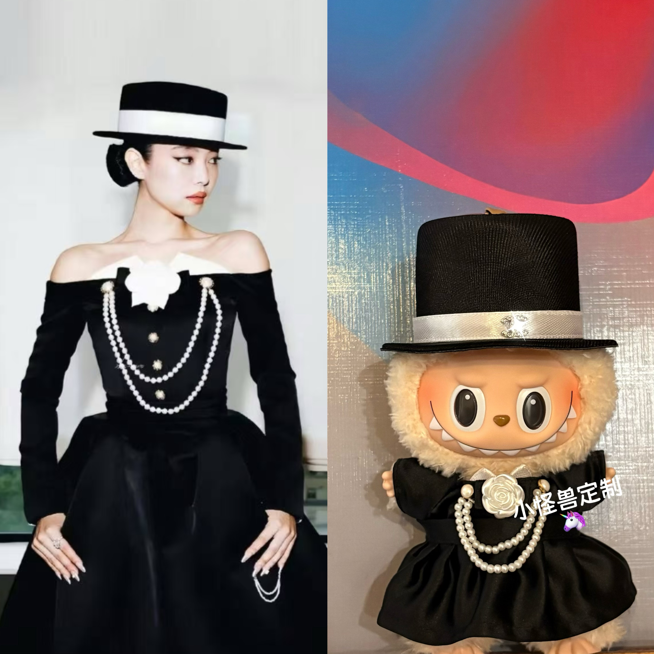 labubu blackpink コスチューム ぬい服 ジェニ JENNIE labubu blackpink コスチューム ぬい服 ジェニ JENNIE