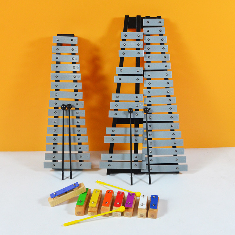 Small Xylom Professional 15 Soundwood Percussion aluminum sheet Orff children's music percussion instrument kindergarten Early teaching aids