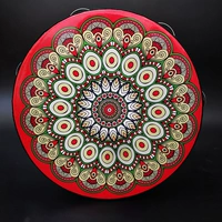 [Перо красного павлина 8 дюймов] Диаметр 20 см